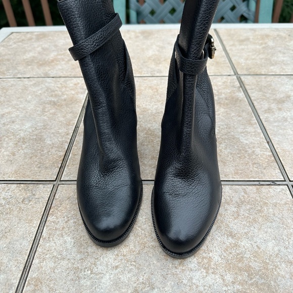 L.K. Bennett Dionne Leather Ankle Boot Black Womens - Picture 14 of 16